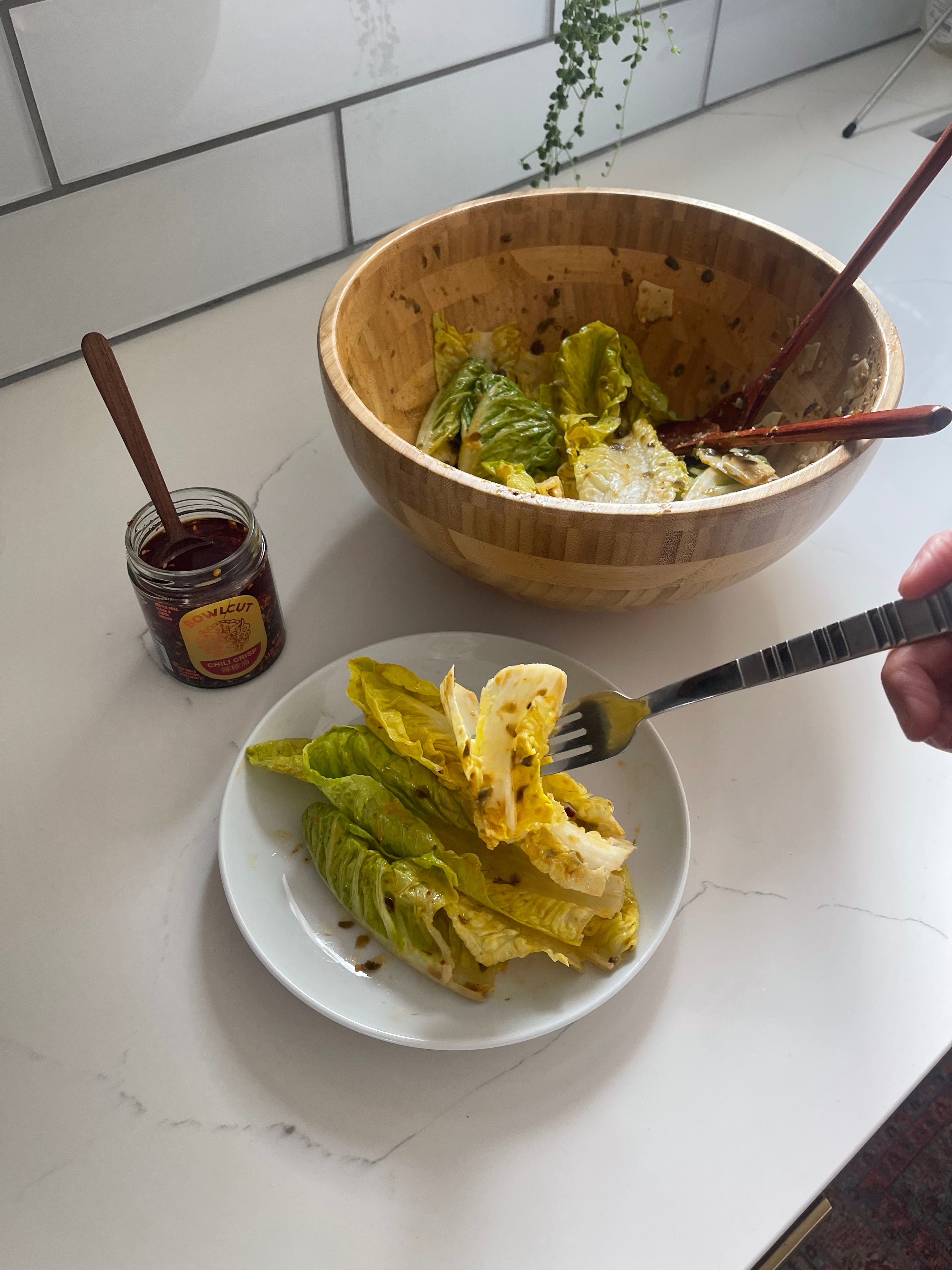 Asian-Inspired Caesar Salad