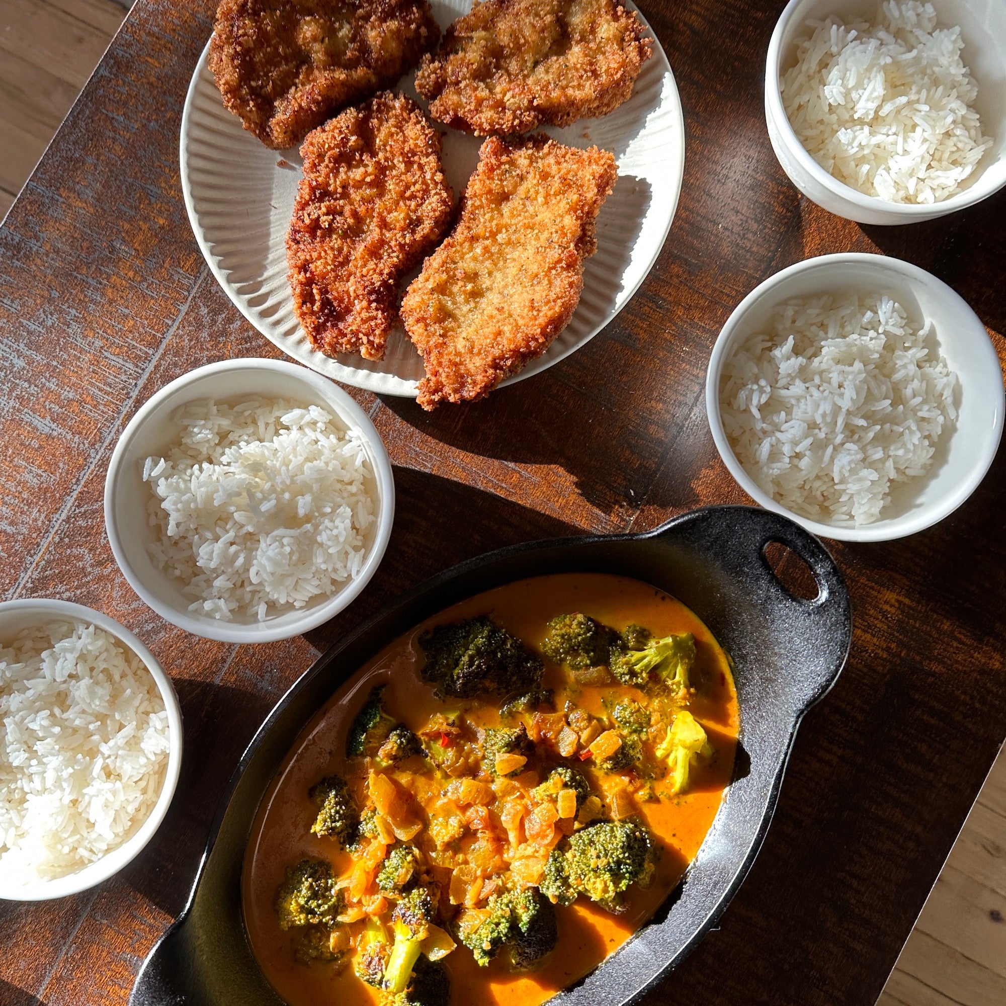 Pork Katsu & Gochujang Curry