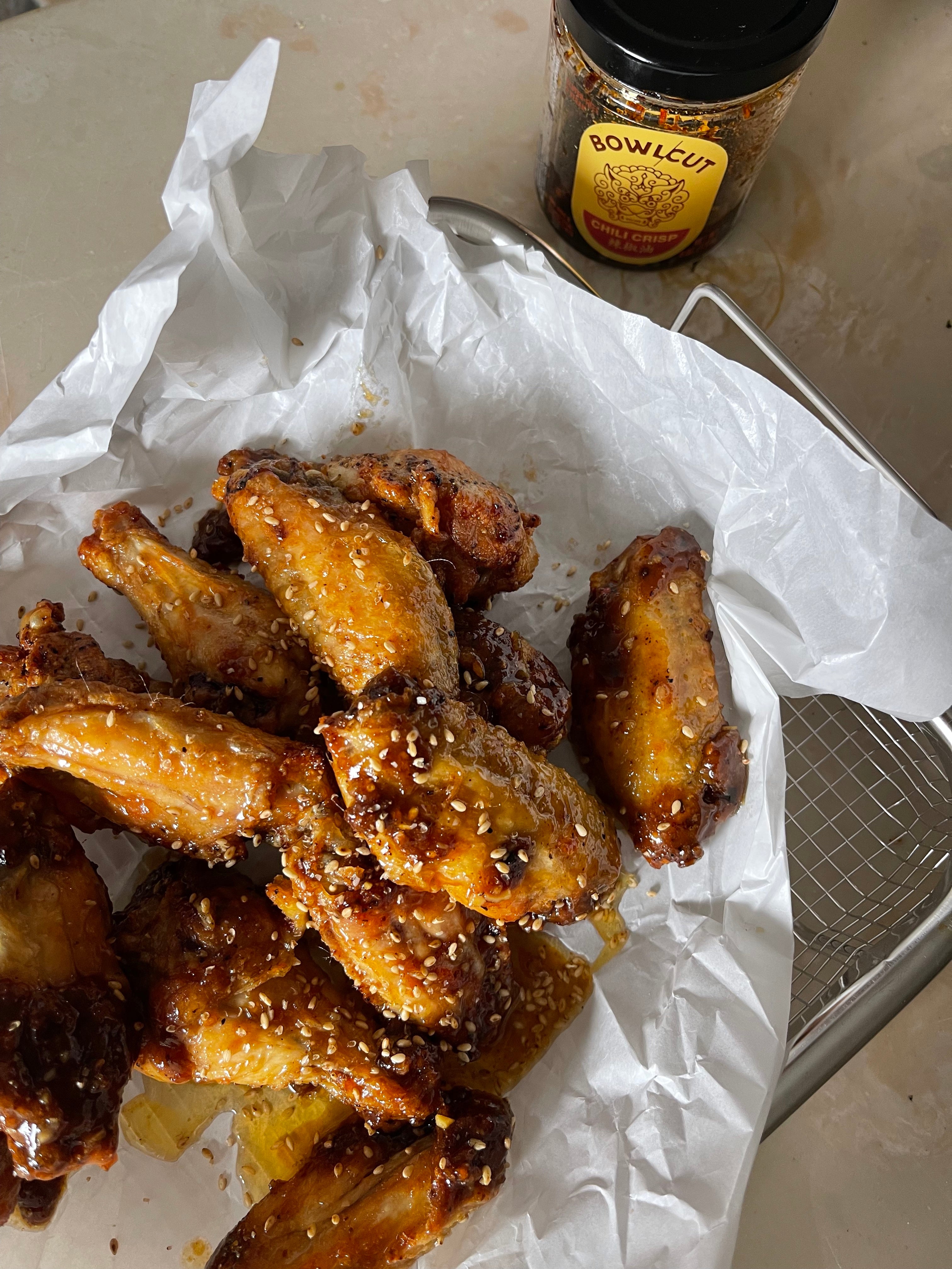 Honey Butter Chili Chicken Wings